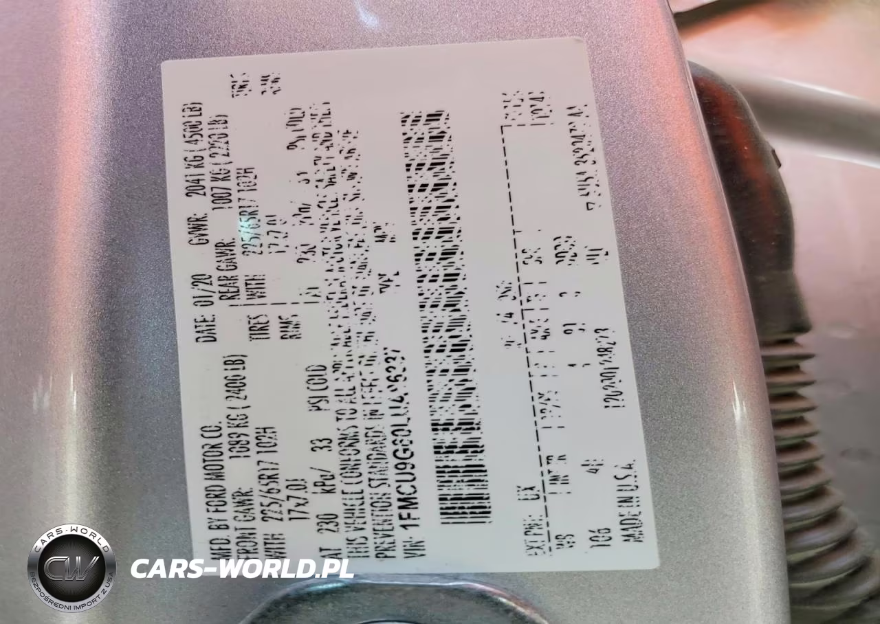 2020 Ford Escape Se VIN:1FMCU9G60LUA86337 - 13