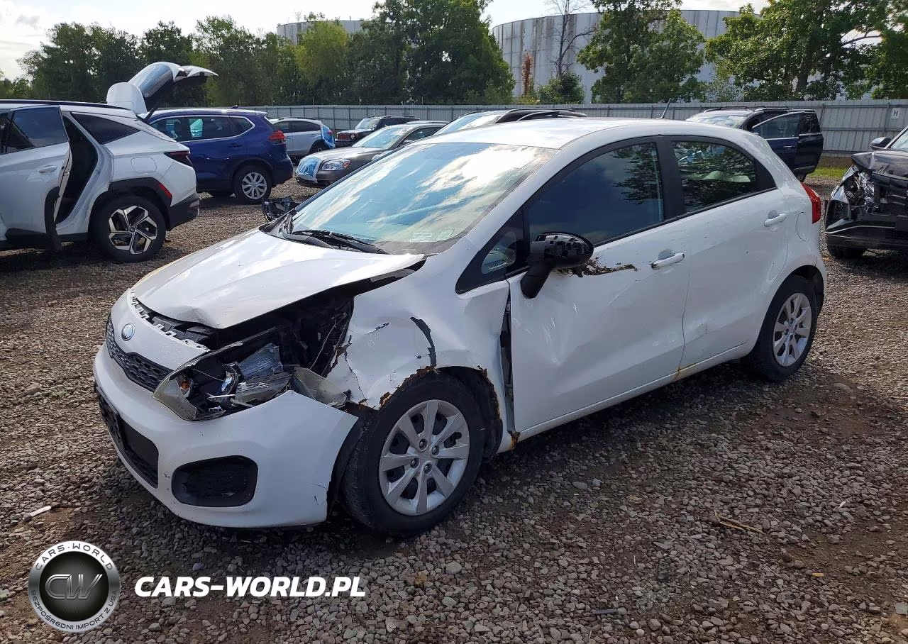 2013 Kia Rio Lx VIN:KNADM5A3XD6303296 - 1