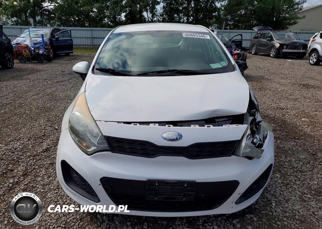 2013 Kia Rio Lx VIN:KNADM5A3XD6303296 - 5