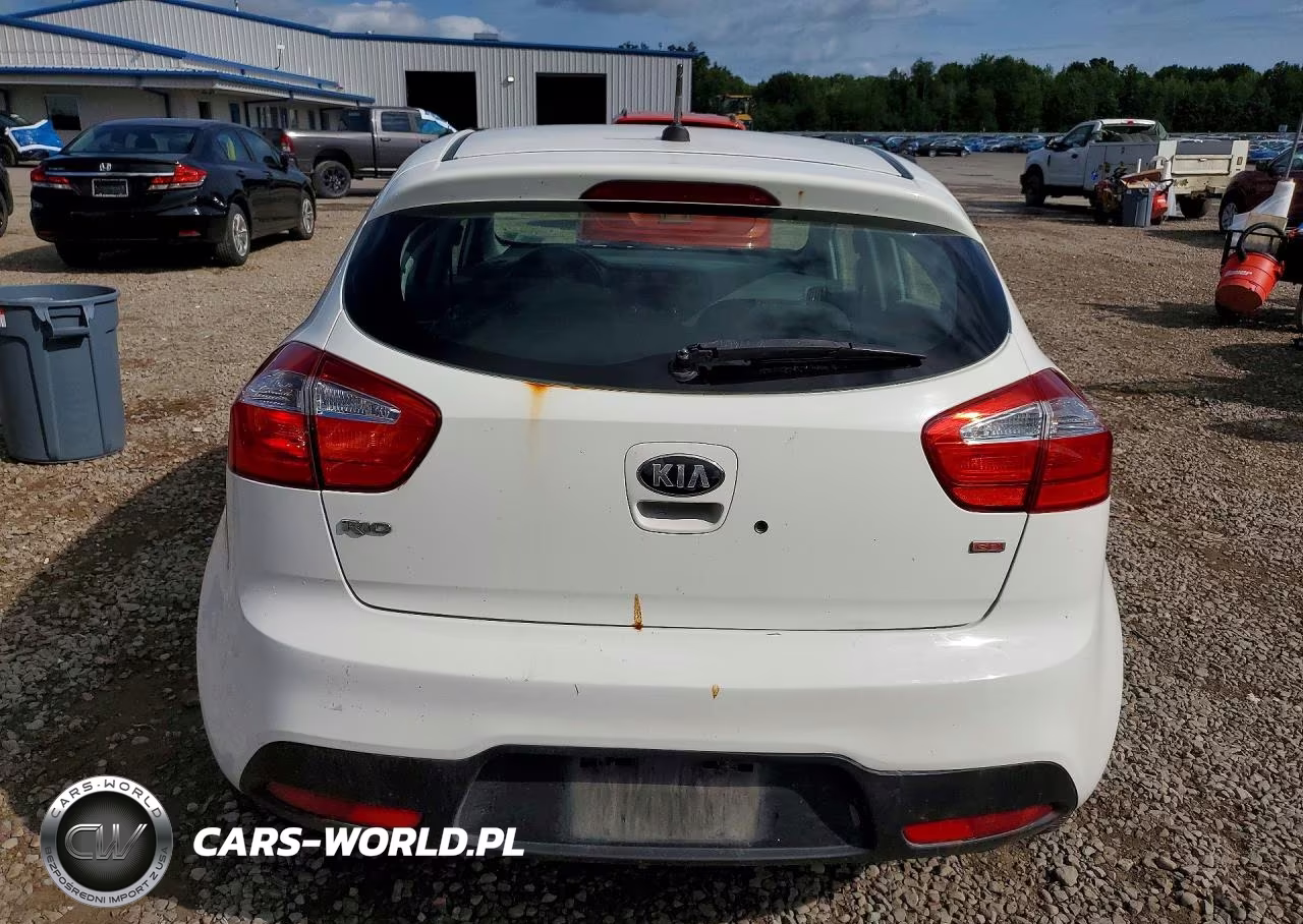 2013 Kia Rio Lx VIN:KNADM5A3XD6303296 - 6