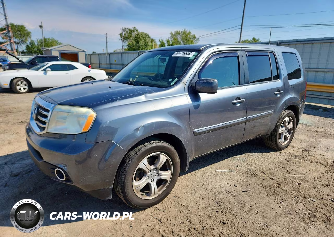 2013 Honda Pilot Ex VIN:5FNYF4H4XDB015239 - 1