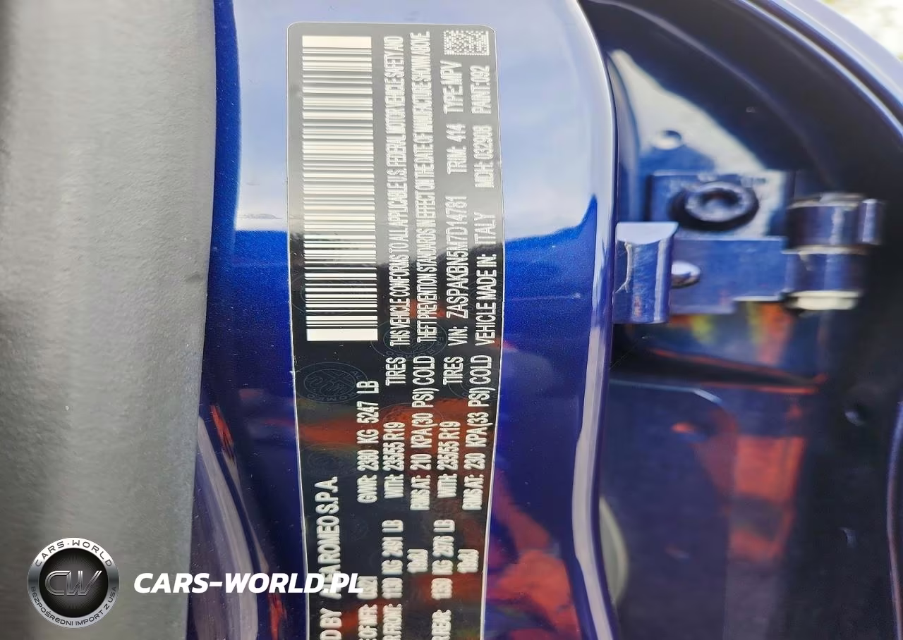 2021 Alfa Romeo Stelvio Ti VIN:ZASPAKBN5M7D14781 - 13