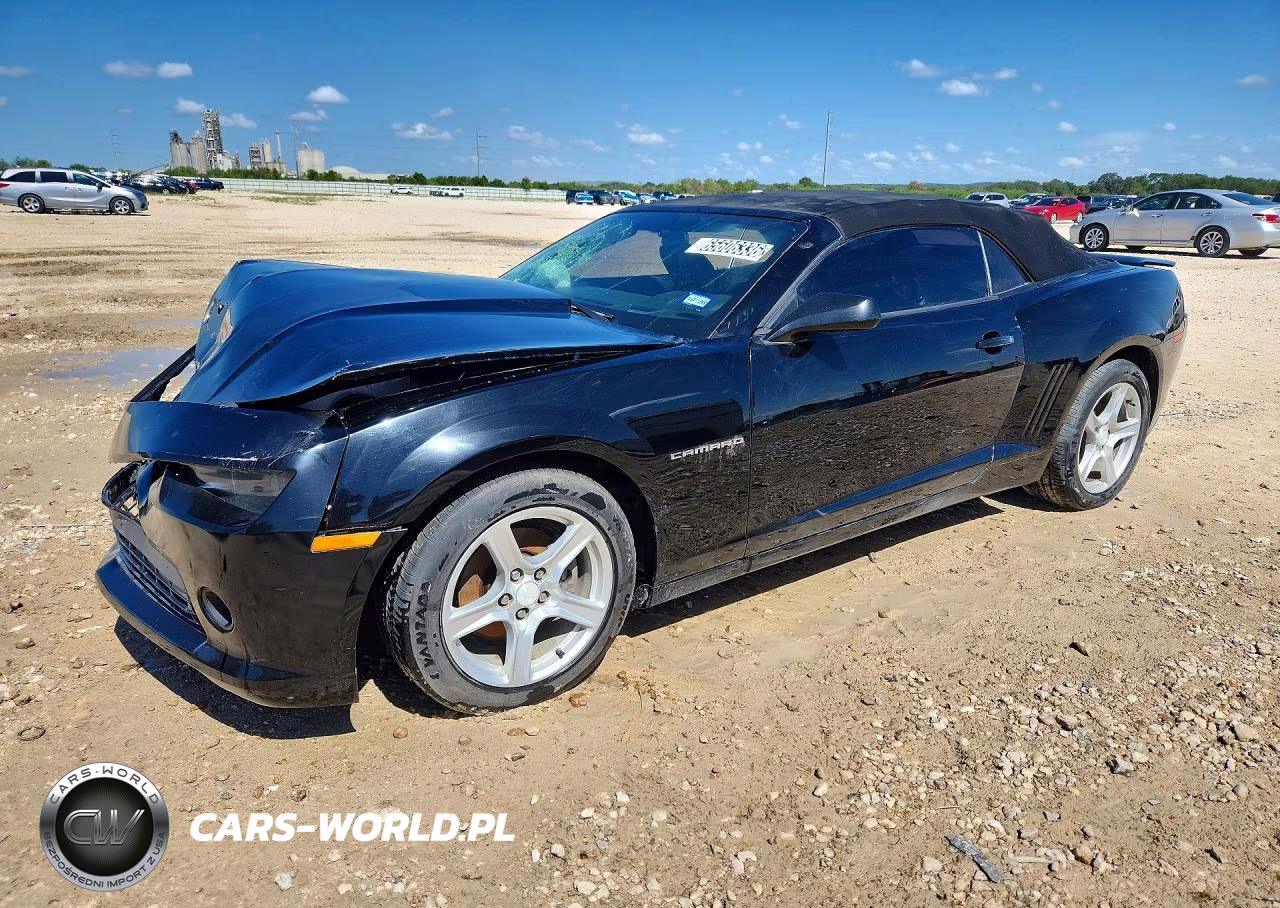 2015 Chevrolet Camaro Lt VIN:2G1FF3D34F9203849 - 1