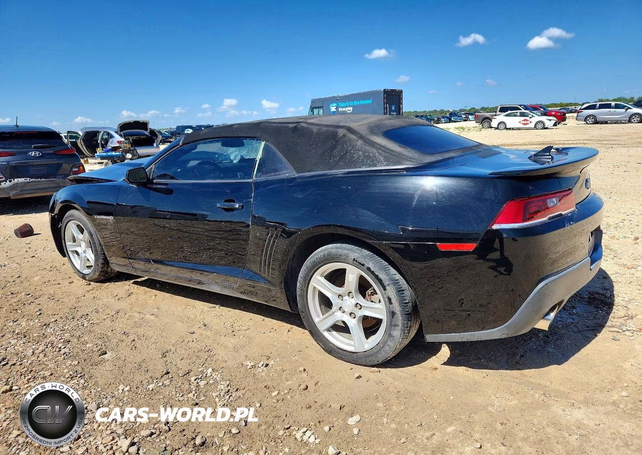 2015 Chevrolet Camaro Lt VIN:2G1FF3D34F9203849 - 2