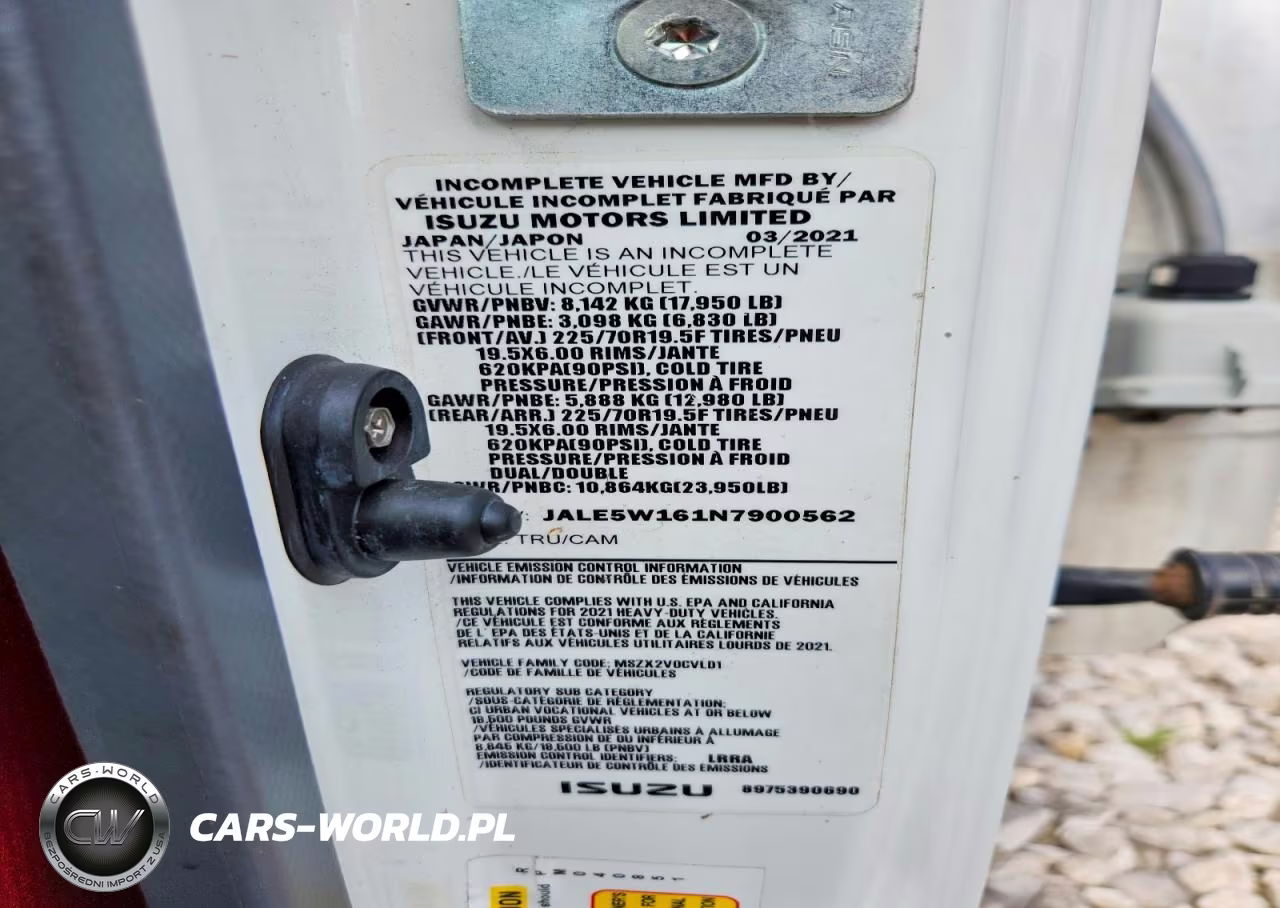2022 Isuzu Nqr Refrigerated Box Truck VIN:JALE5W161N7900562 - 12