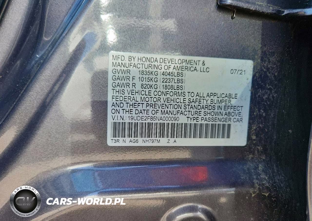 2022 Acura Ilx Premium A-Spec VIN:19UDE2F85NA000090 - 12