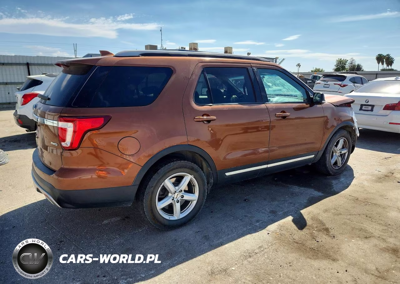 2017 Ford Explorer Xlt VIN:1FM5K8D88HGD43555 - 3