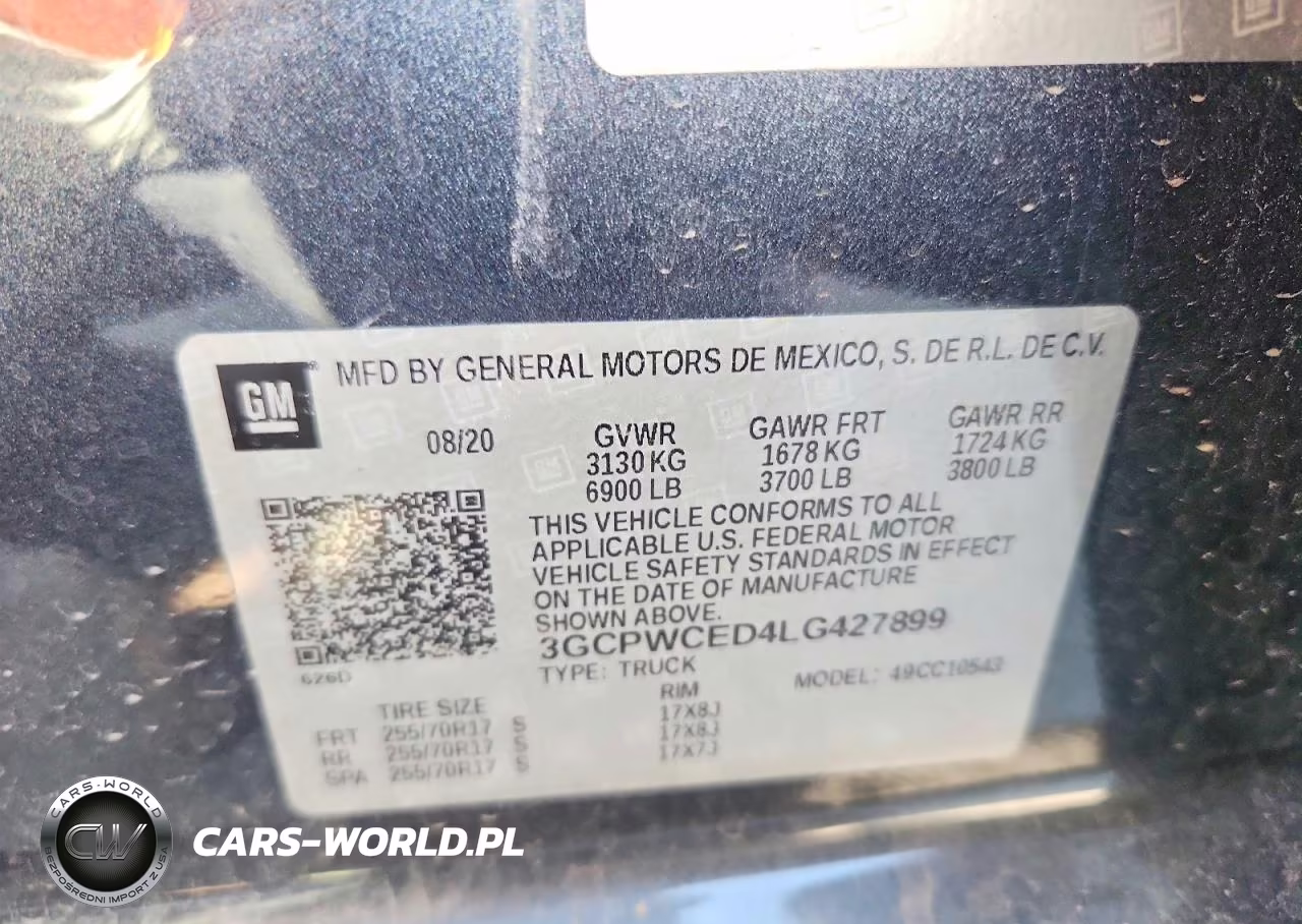 2020 Chevrolet Silverado C1500 Lt VIN:3GCPWCED4LG427899 - 12