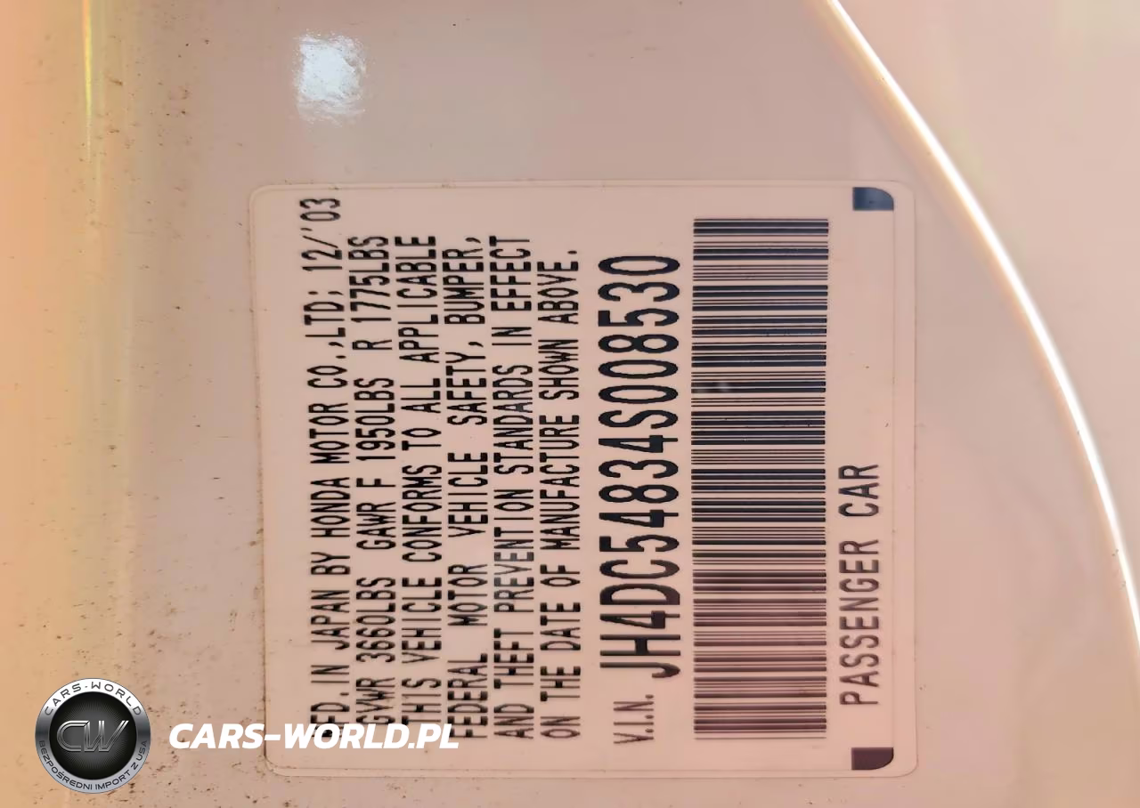 2004 Acura Rsx VIN:JH4DC54834S008530 - 12