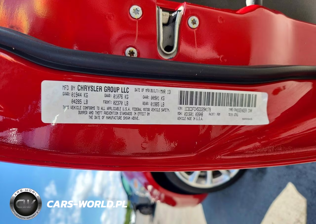 2013 Dodge Dart Limited VIN:1C3CDFCH5DD294178 - 12
