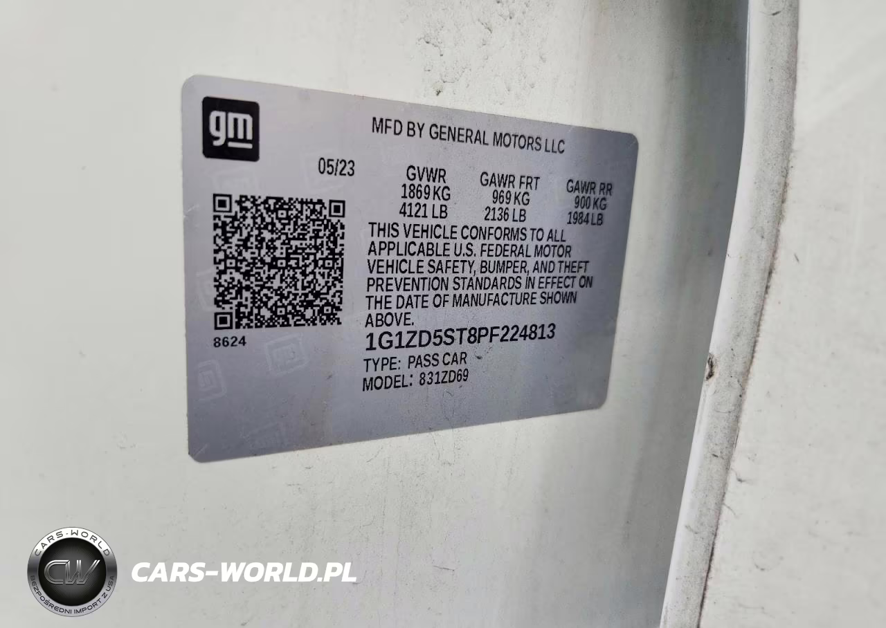 2023 Chevrolet Malibu Lt VIN:1G1ZD5ST8PF224813 - 12