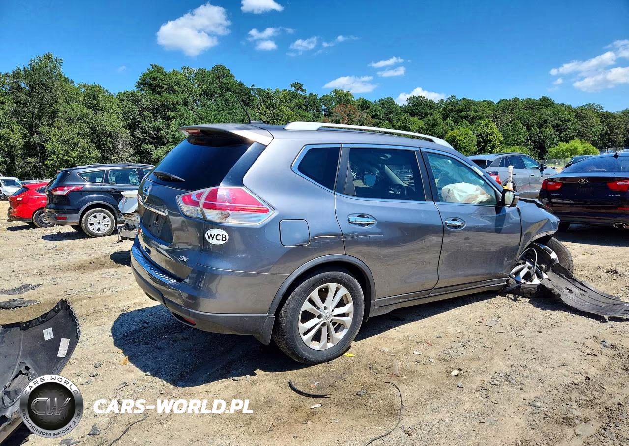 2015 Nissan Rogue Sv VIN:KNMAT2MT8FP541440 - 3
