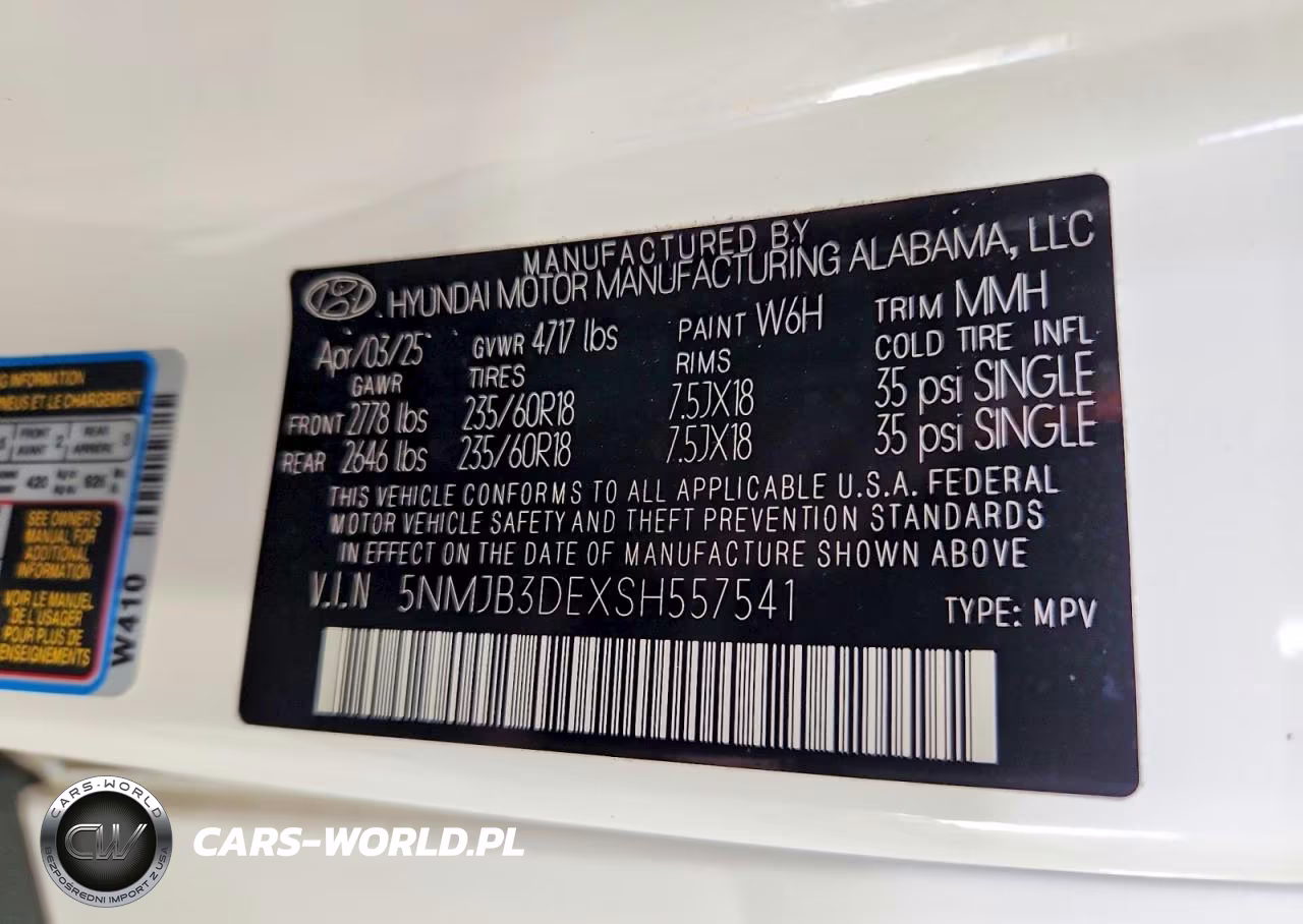 2025 Hyundai Tucson Sel VIN:5NMJB3DEXSH557541 - 13