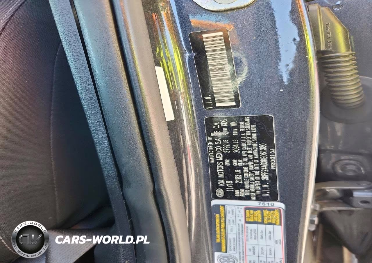 2019 Kia Forte Lxs VIN:3KPF24ADXKE061380 - 12