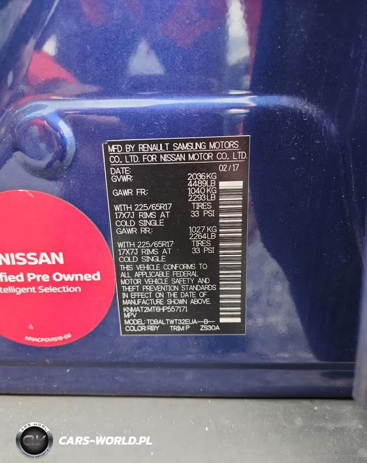 2017 Nissan Rogue Sv VIN:KNMAT2MT6HP557171 - 13