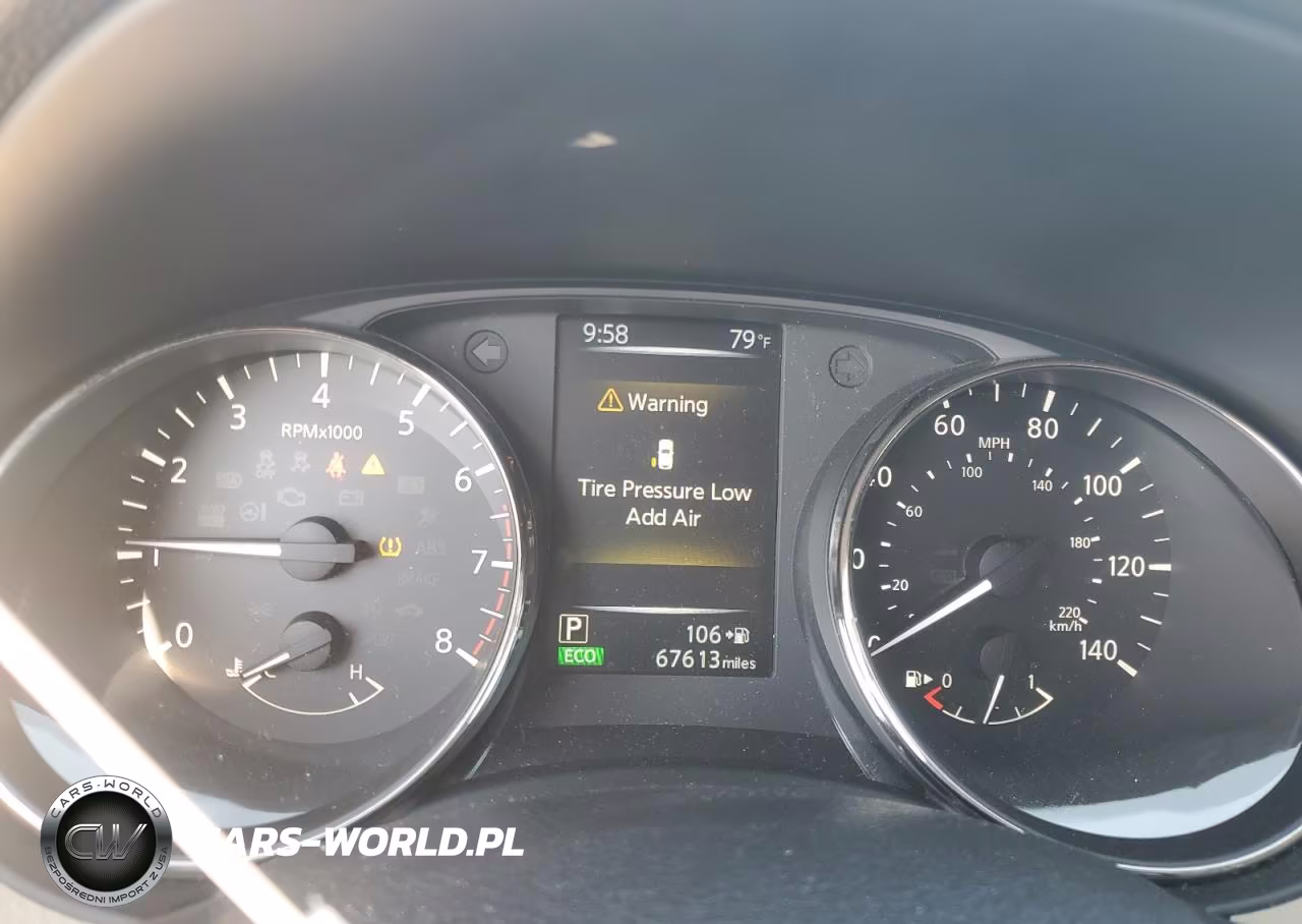 2017 Nissan Rogue Sv VIN:KNMAT2MT6HP557171 - 9