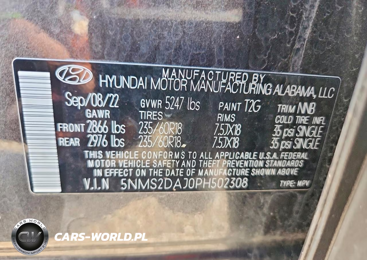2023 Hyundai Santa Fe Sel VIN:5NMS2DAJ0PH502308 - 12