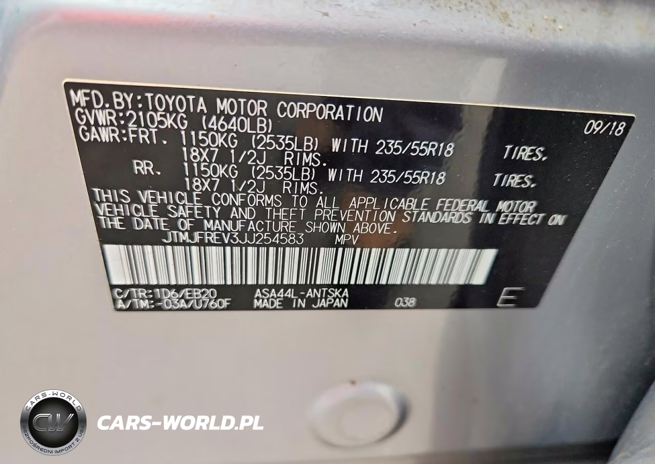 2018 Toyota Rav4 Se VIN:JTMJFREV3JJ254583 - 12