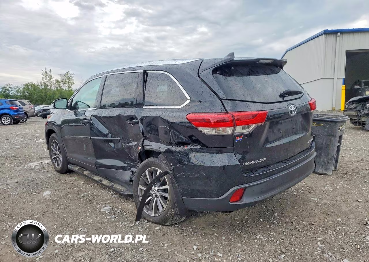 2019 Toyota Highlander Xle VIN:5TDJZRFH2KS612373 - 2