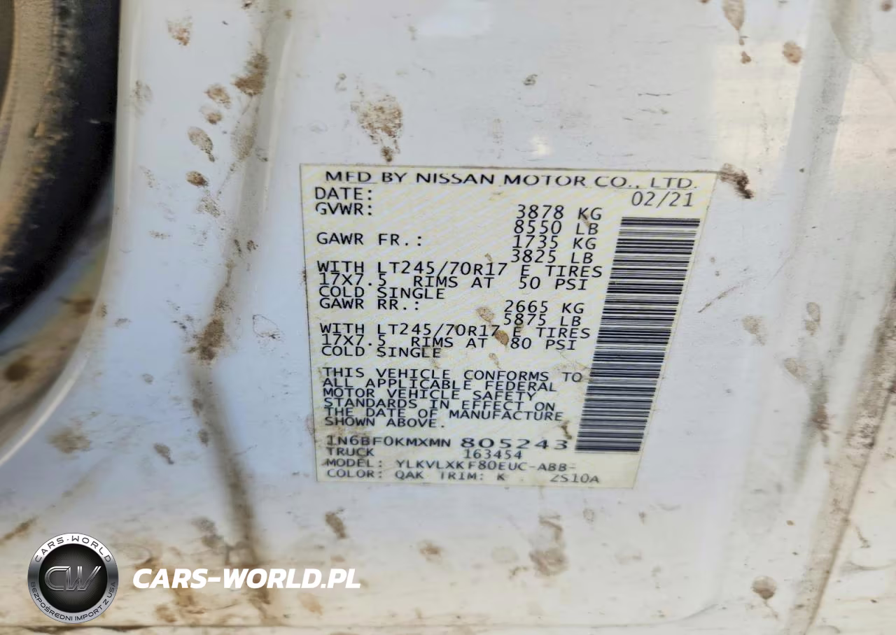 2021 Nissan Nv 1500 Sv VIN:1N6BF0KMXMN805243 - 13
