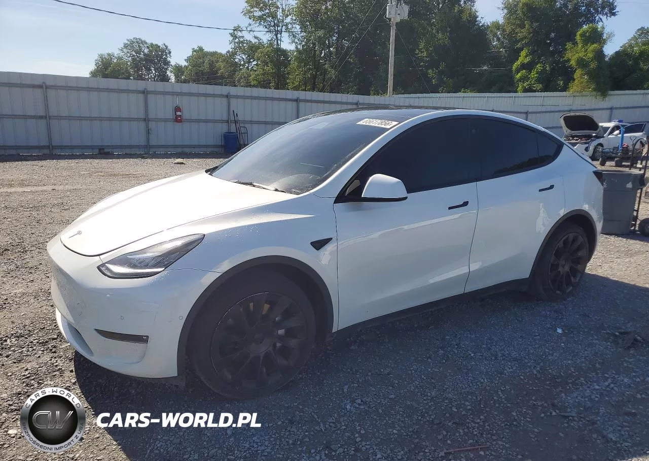 2021 Tesla Model Y VIN:5YJYGDEE0MF244247 - 1