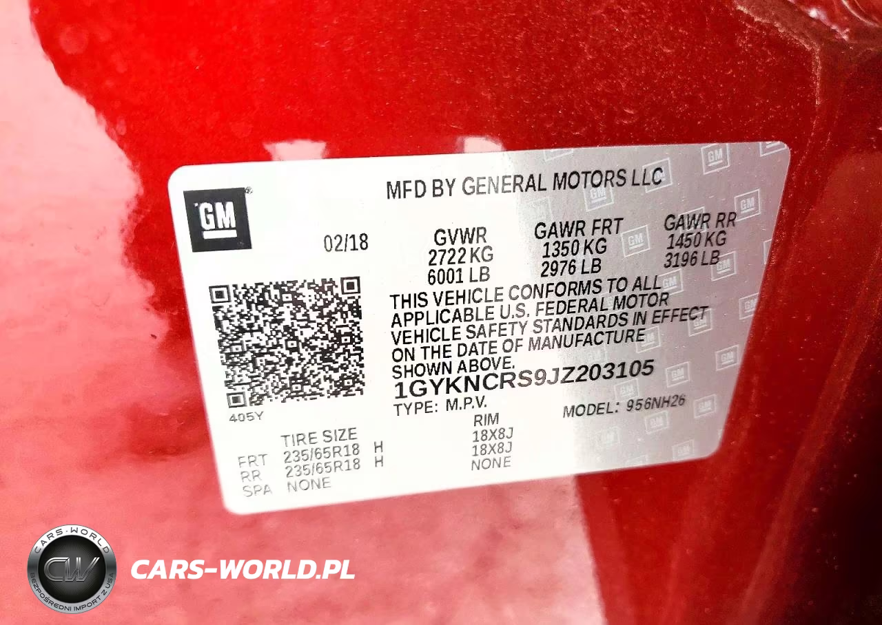 2018 Cadillac Xt5 Luxury VIN:1GYKNCRS9JZ203105 - 13