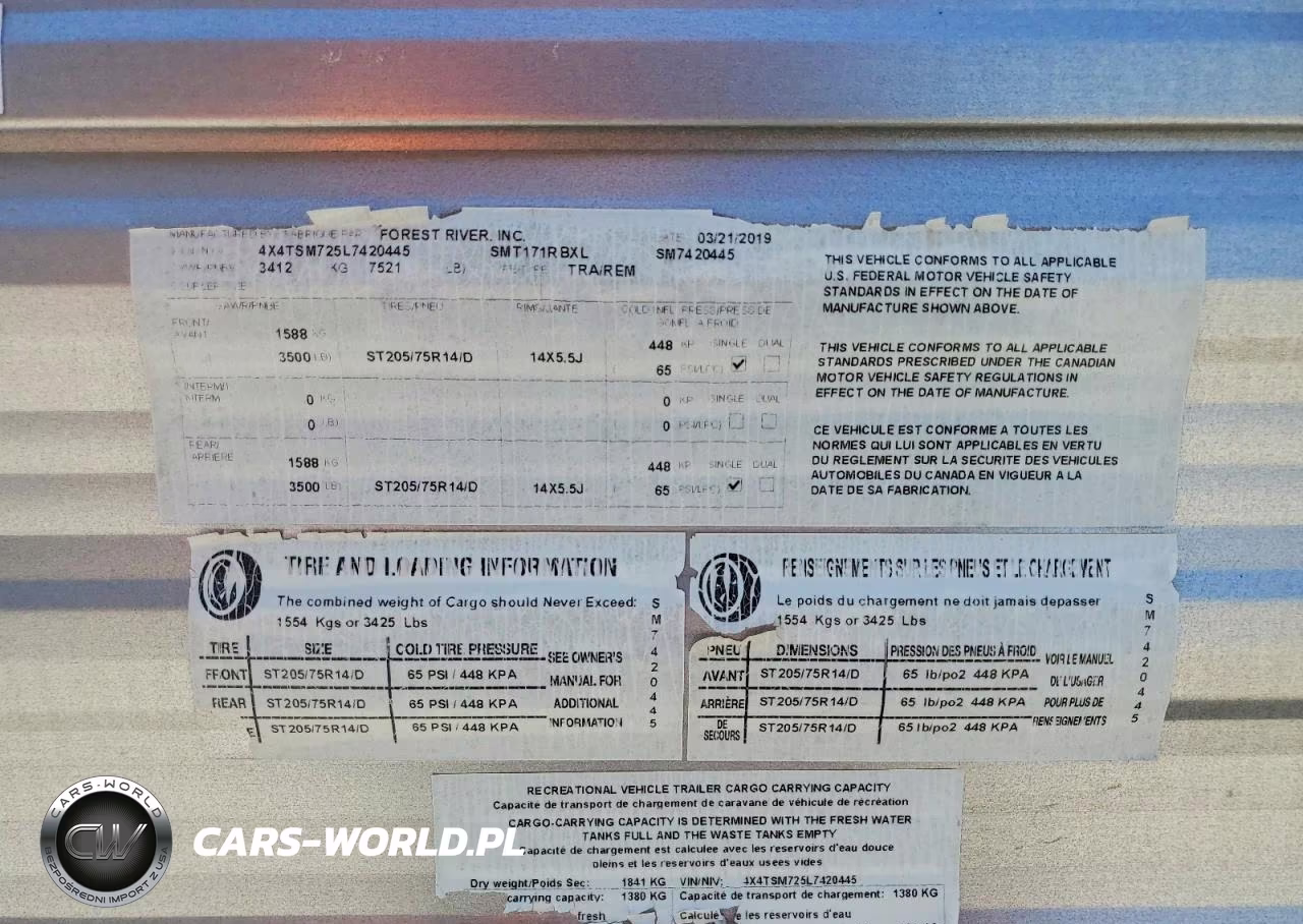 2020 Unkown Recreational Vehicle (Rv) VIN:4X4TSM725L7420445 - 10