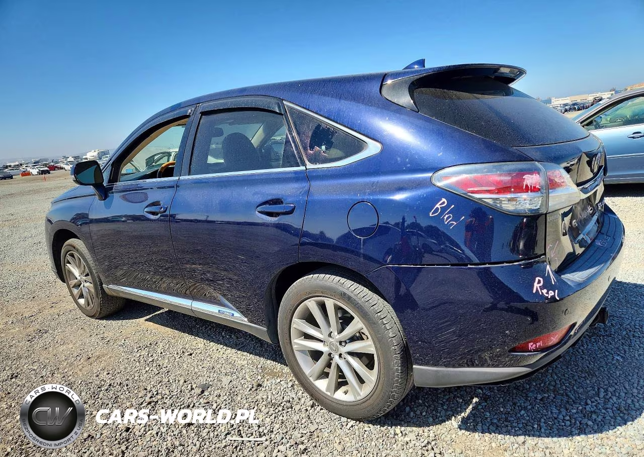 2015 Lexus Rx 450H VIN:2T2ZB1BAXFC001289 - 2