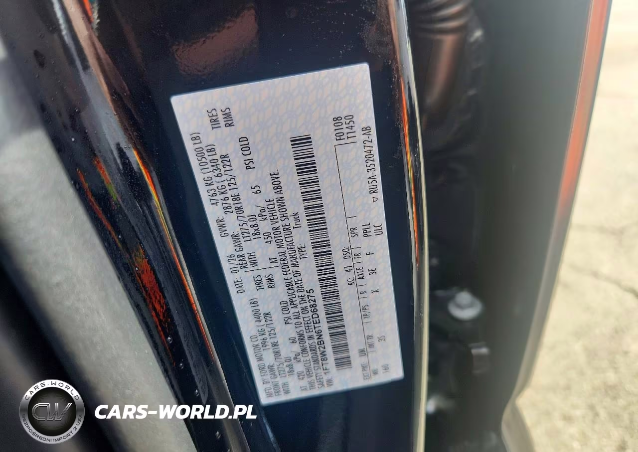 2026 Ford F250 Super Duty VIN:1FT8W2BN6TED68275 - 13