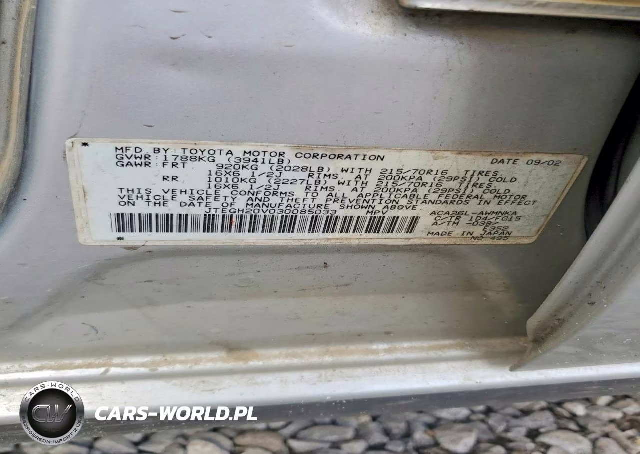 2003 Toyota Rav4 Base VIN:JTEGH20V030085033 - 13