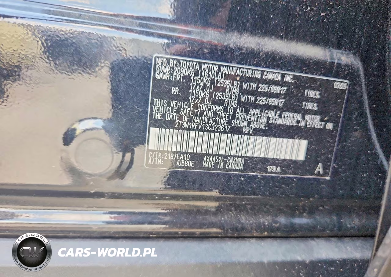 2025 Toyota Rav4 Xle VIN:2T3W1RFV1SC323617 - 12