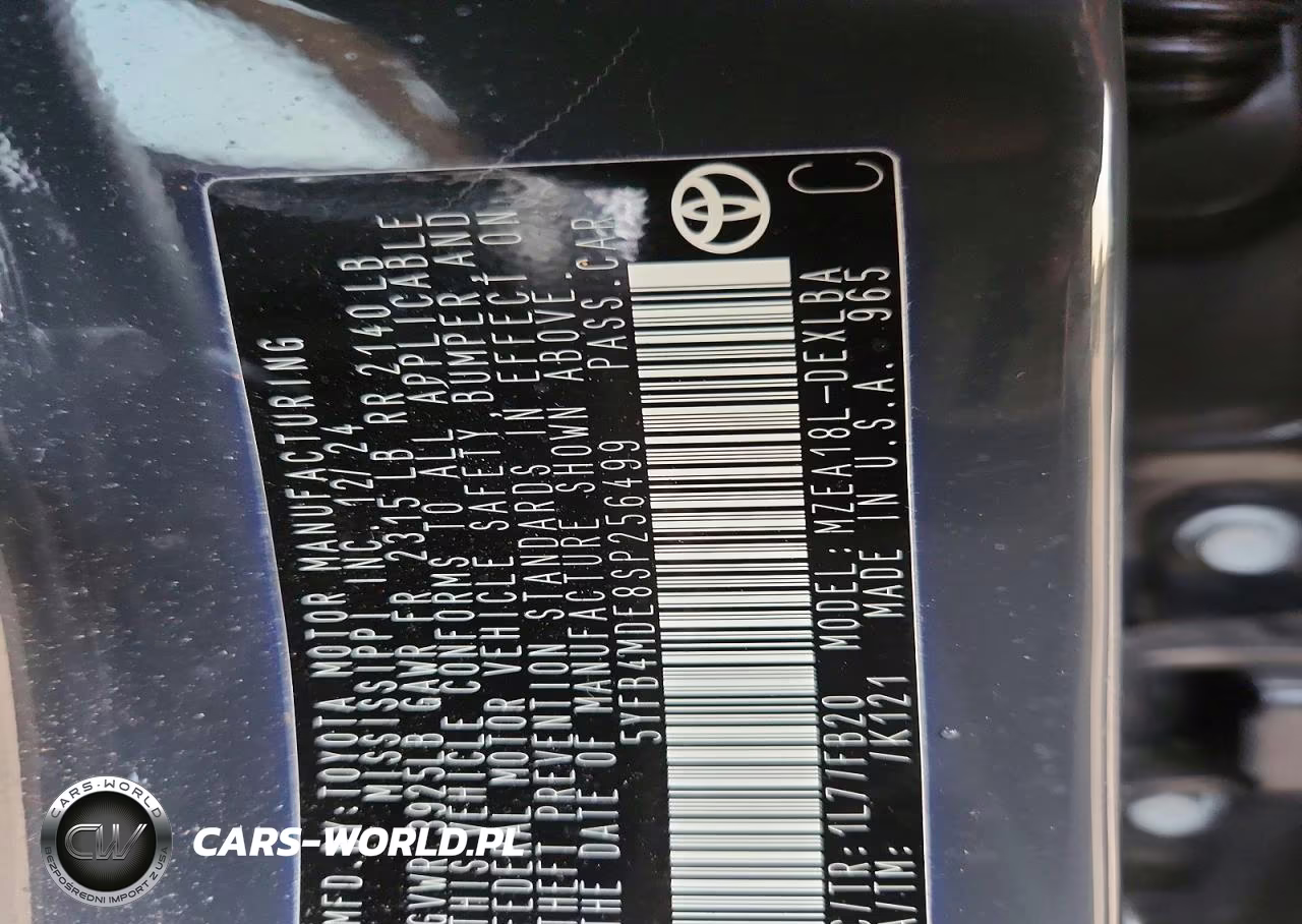 2025 Toyota Corolla Le VIN:5YFB4MDE8SP256499 - 12