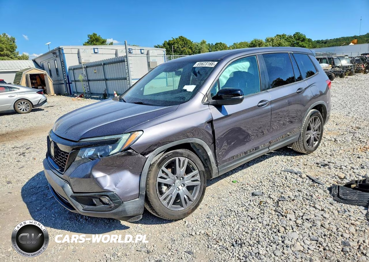 2021 Honda Passport Exl VIN:5FNYF7H59MB009930 - 1
