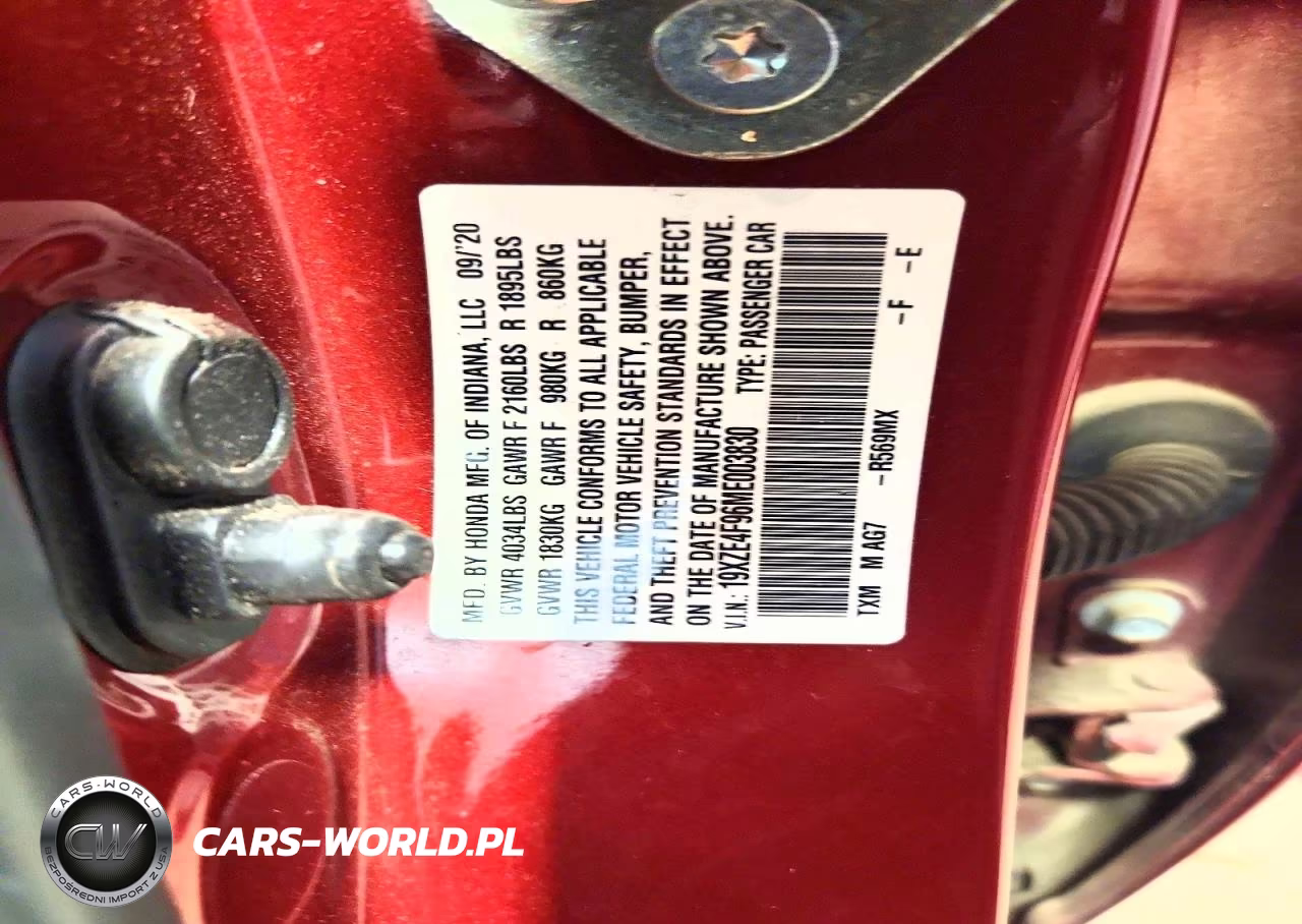 2021 Honda Insight VIN:19XZE4F96ME003830 - 13