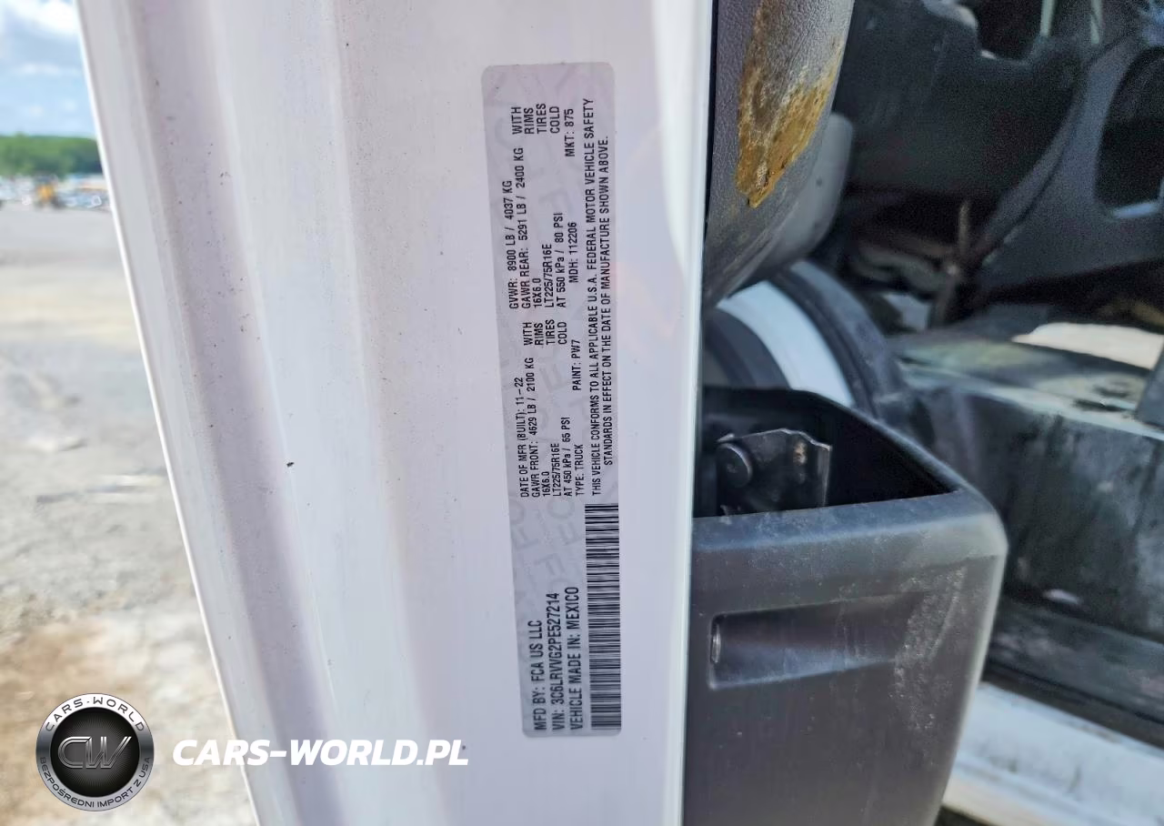2023 Ram Promaster 2500 2500 Standard VIN:3C6LRVVG2PE527214 - 13