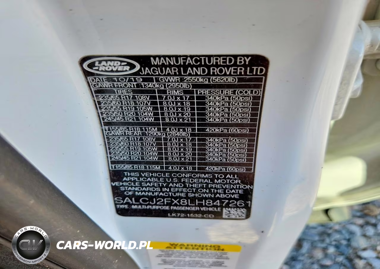 2020 Land Rover Discovery Sport S VIN:SALCJ2FX8LH847261 - 13