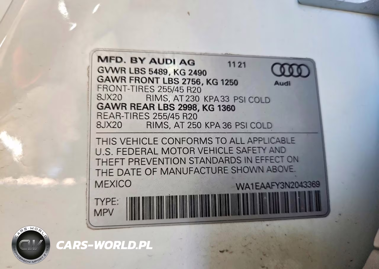 2022 Audi Q5 Premium Plus 45 VIN:WA1EAAFY3N2043369 - 14