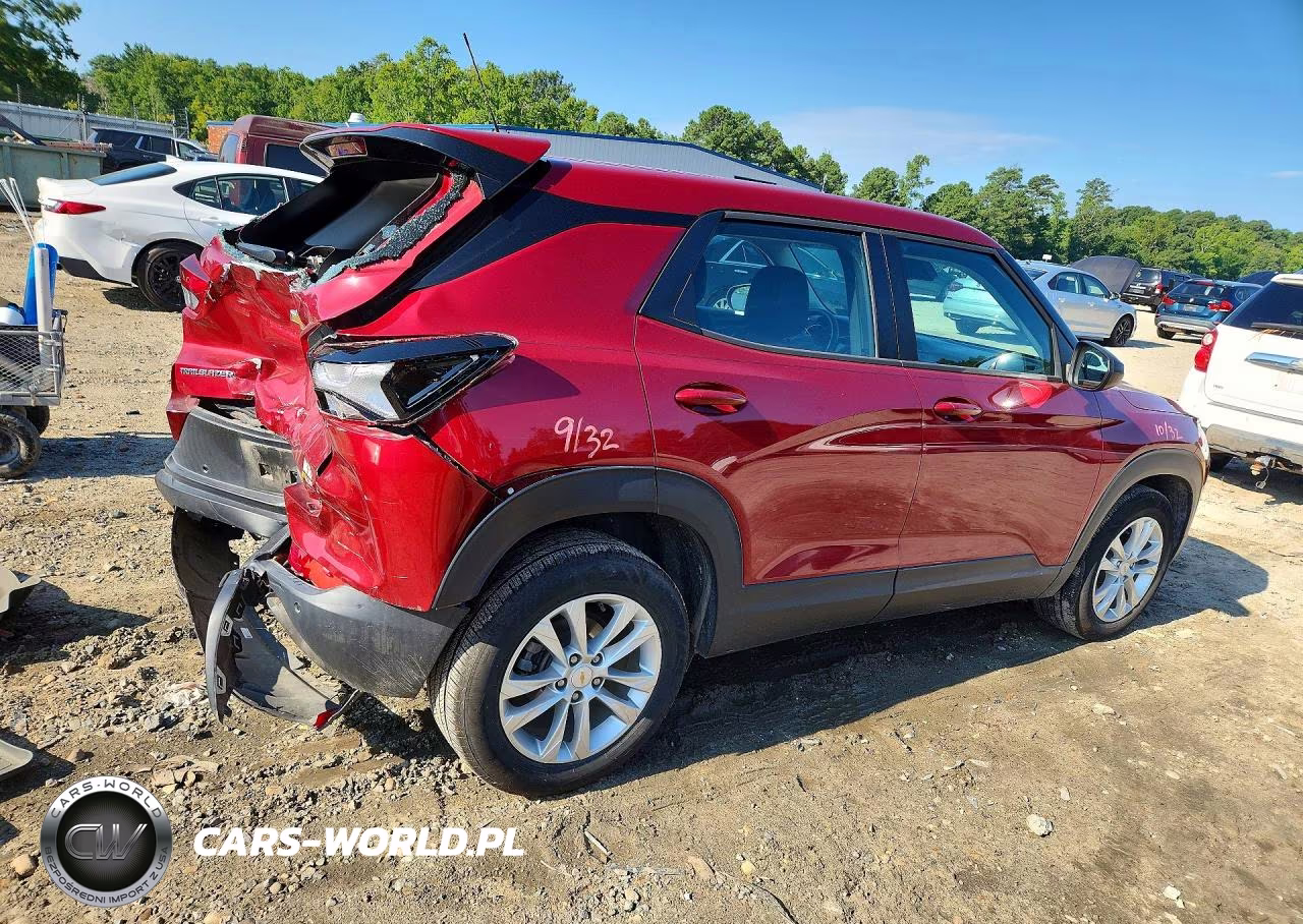 2021 Chevrolet Trailblazer Ls VIN:KL79MMS25MB026506 - 3