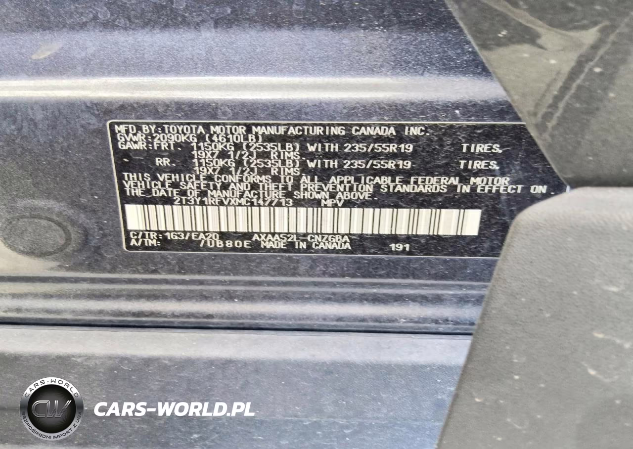 2021 Toyota Rav4 Limited VIN:2T3Y1RFVXMC147713 - 13