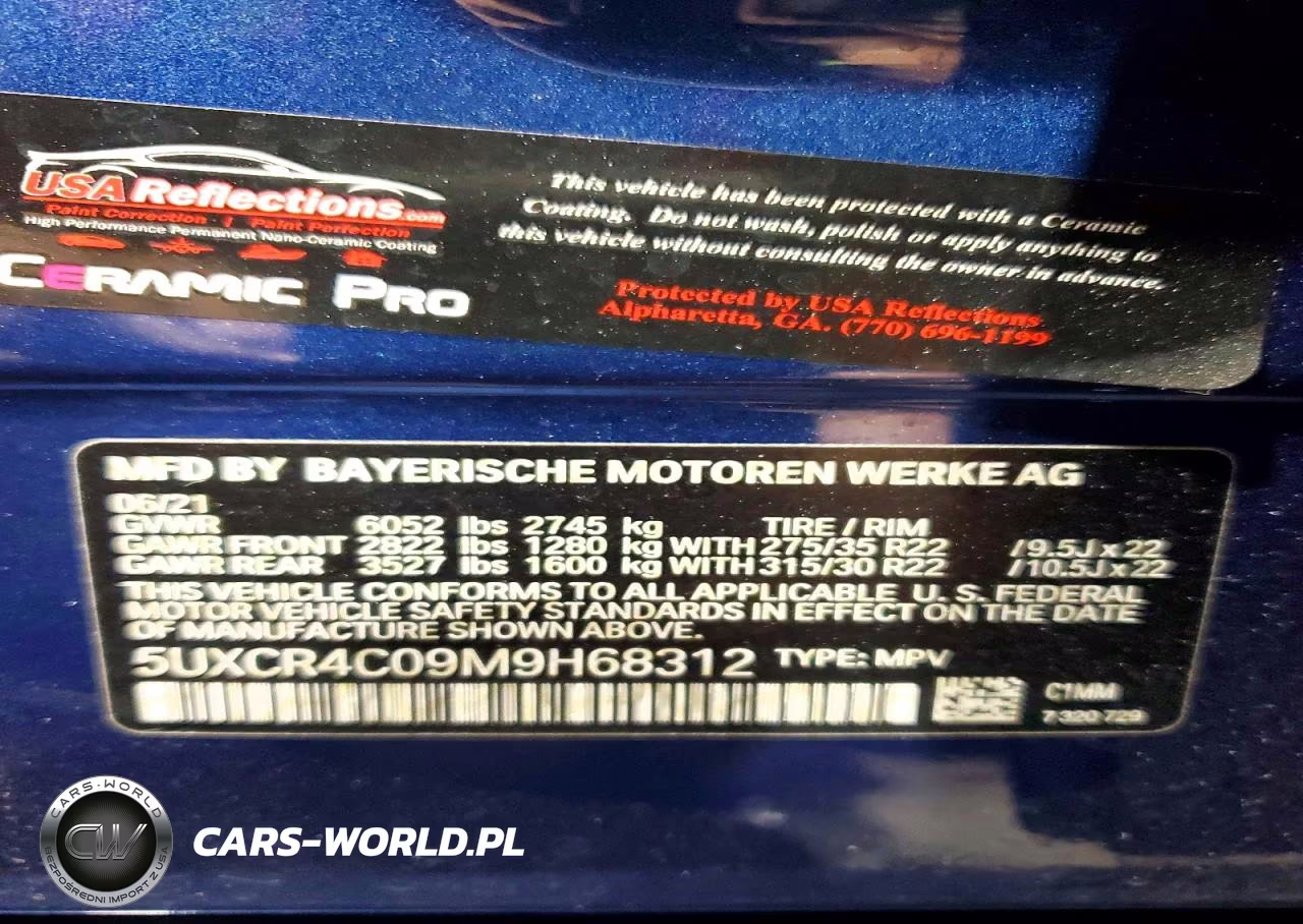 2021 BMW X5 Sdrive 40I VIN:5UXCR4C09M9H68312 - 14