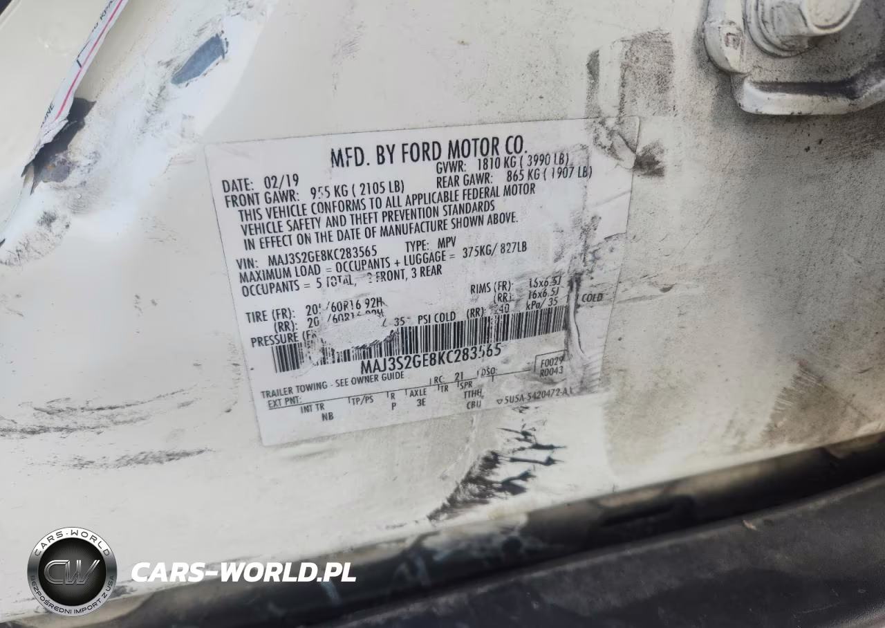 2019 Ford Ecosport Se VIN:MAJ3S2GE8KC283565 - 13