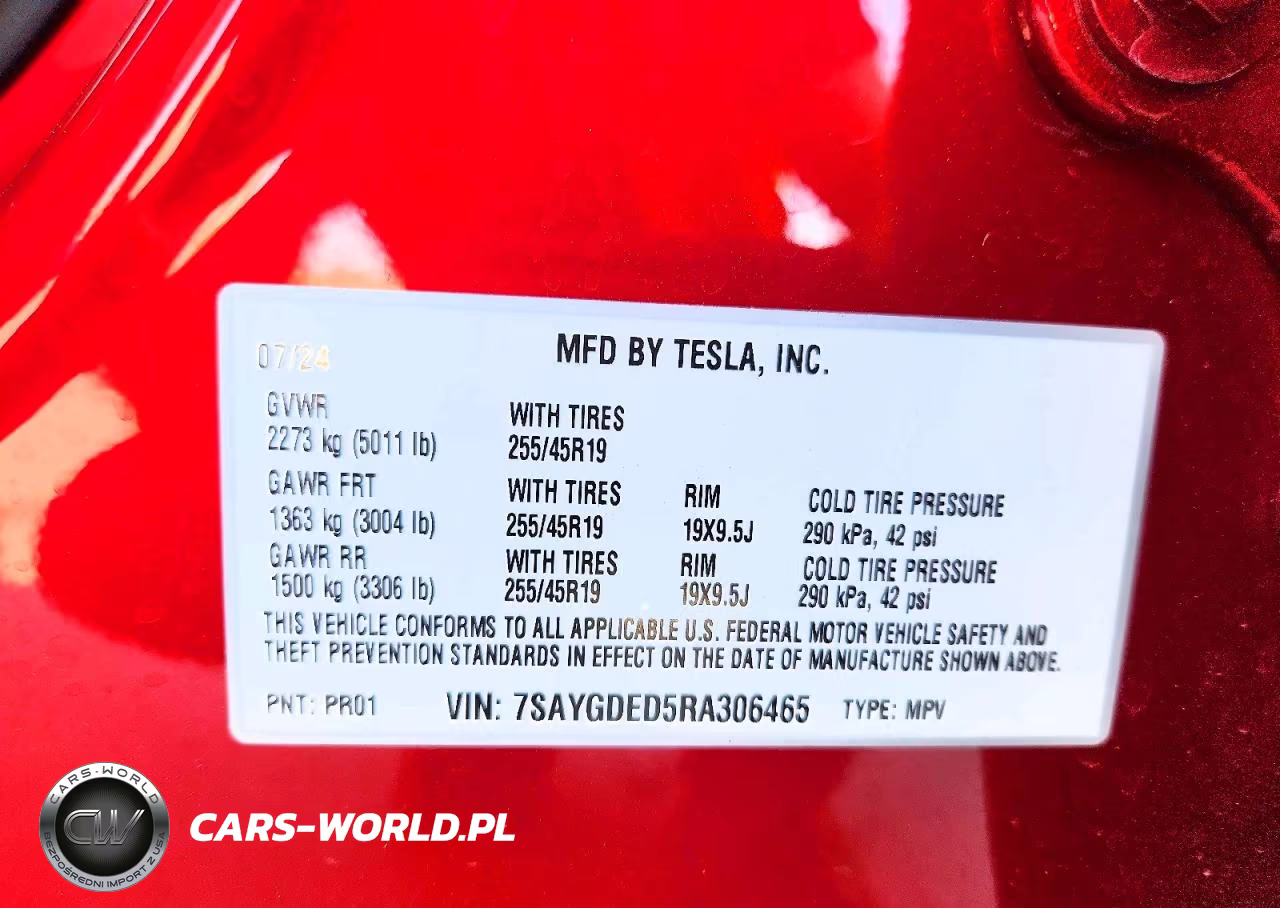 2024 Tesla Model Y VIN:7SAYGDED5RA306465 - 13