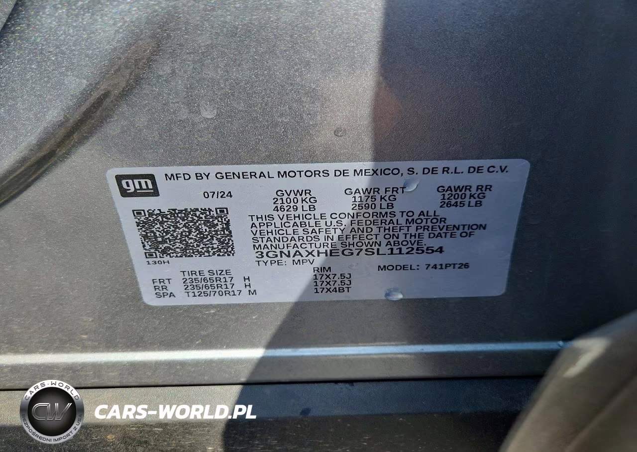2025 Chevrolet Equinox Lt VIN:3GNAXHEG7SL112554 - 13