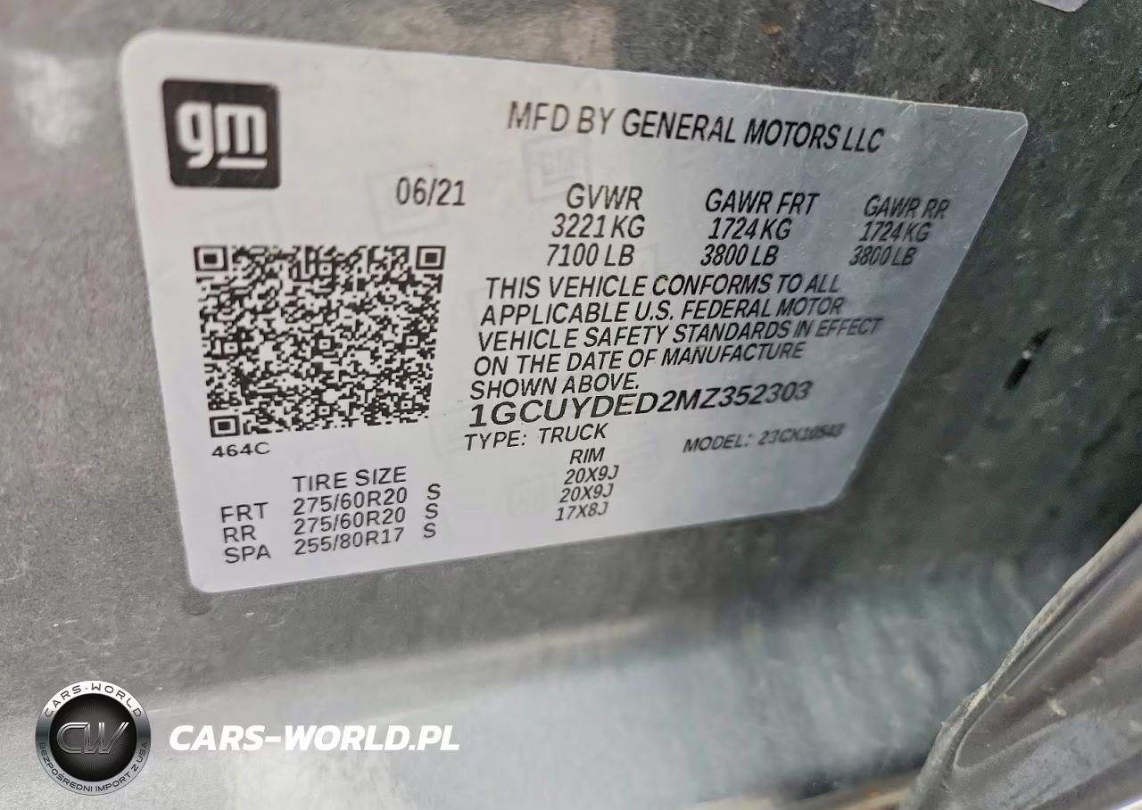 2021 Chevrolet Silverado K1500 Lt VIN:1GCUYDED2MZ352303 - 12