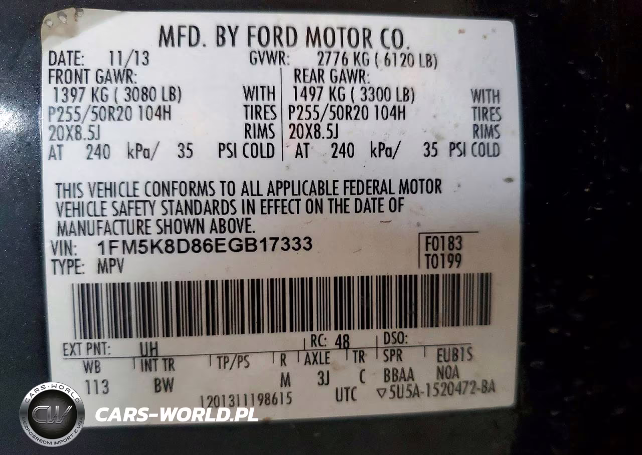 2014 Ford Explorer Xlt VIN:1FM5K8D86EGB17333 - 13