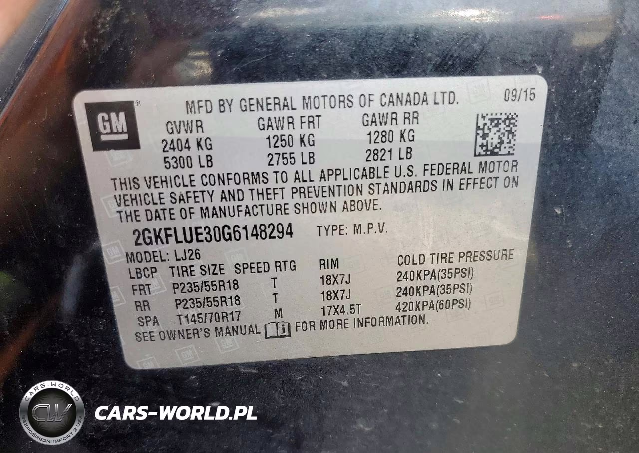 2016 GMC Terrain Slt VIN:2GKFLUE30G6148294 - 12