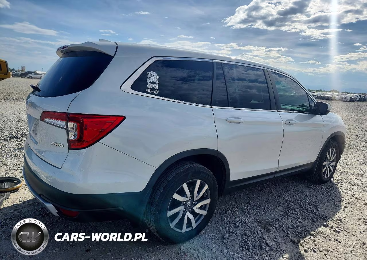 2021 Honda Pilot Exl VIN:5FNYF6H58MB010643 - 3