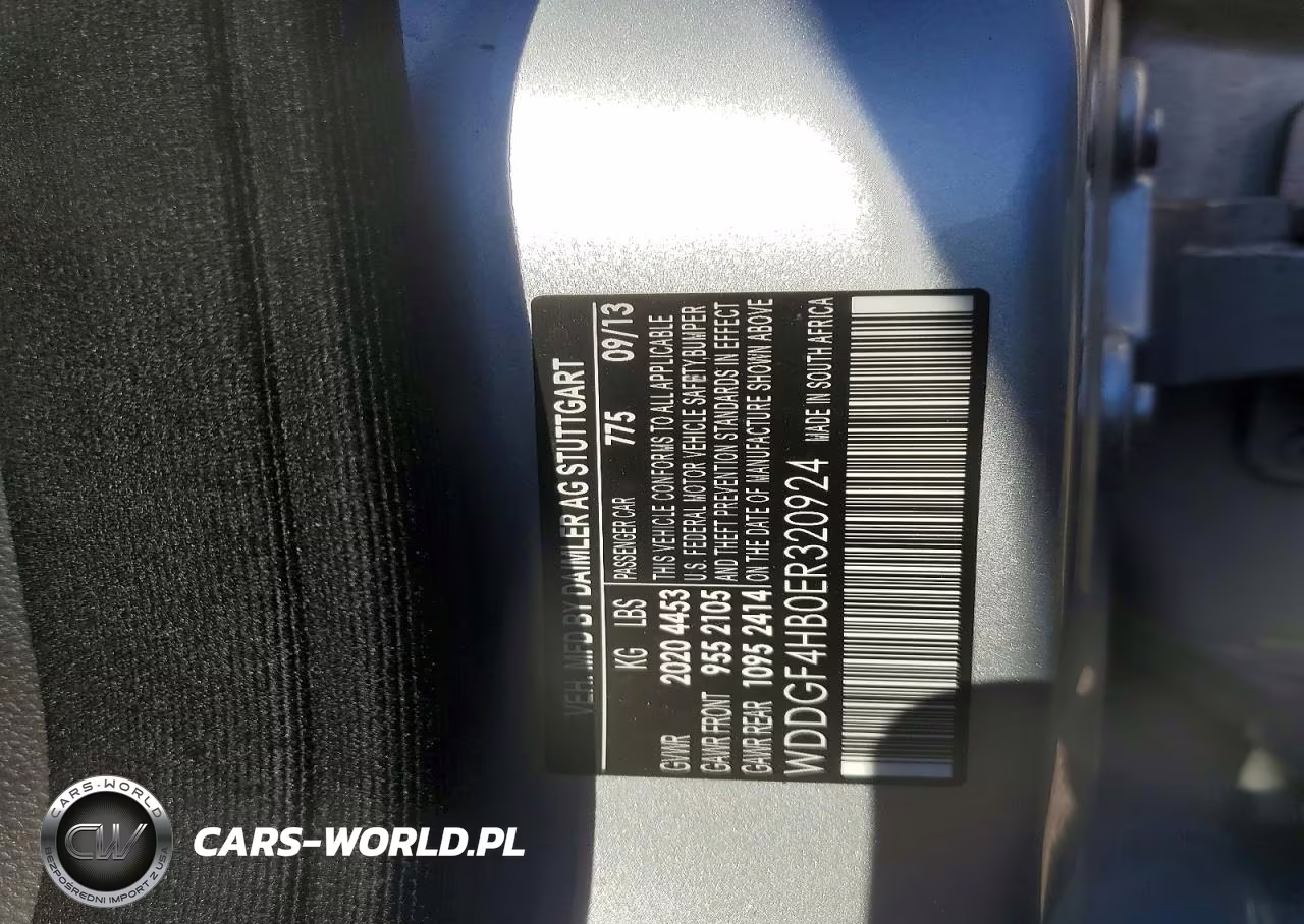 2014 Mercedes-Benz C 250 VIN:WDDGF4HB0ER320924 - 12