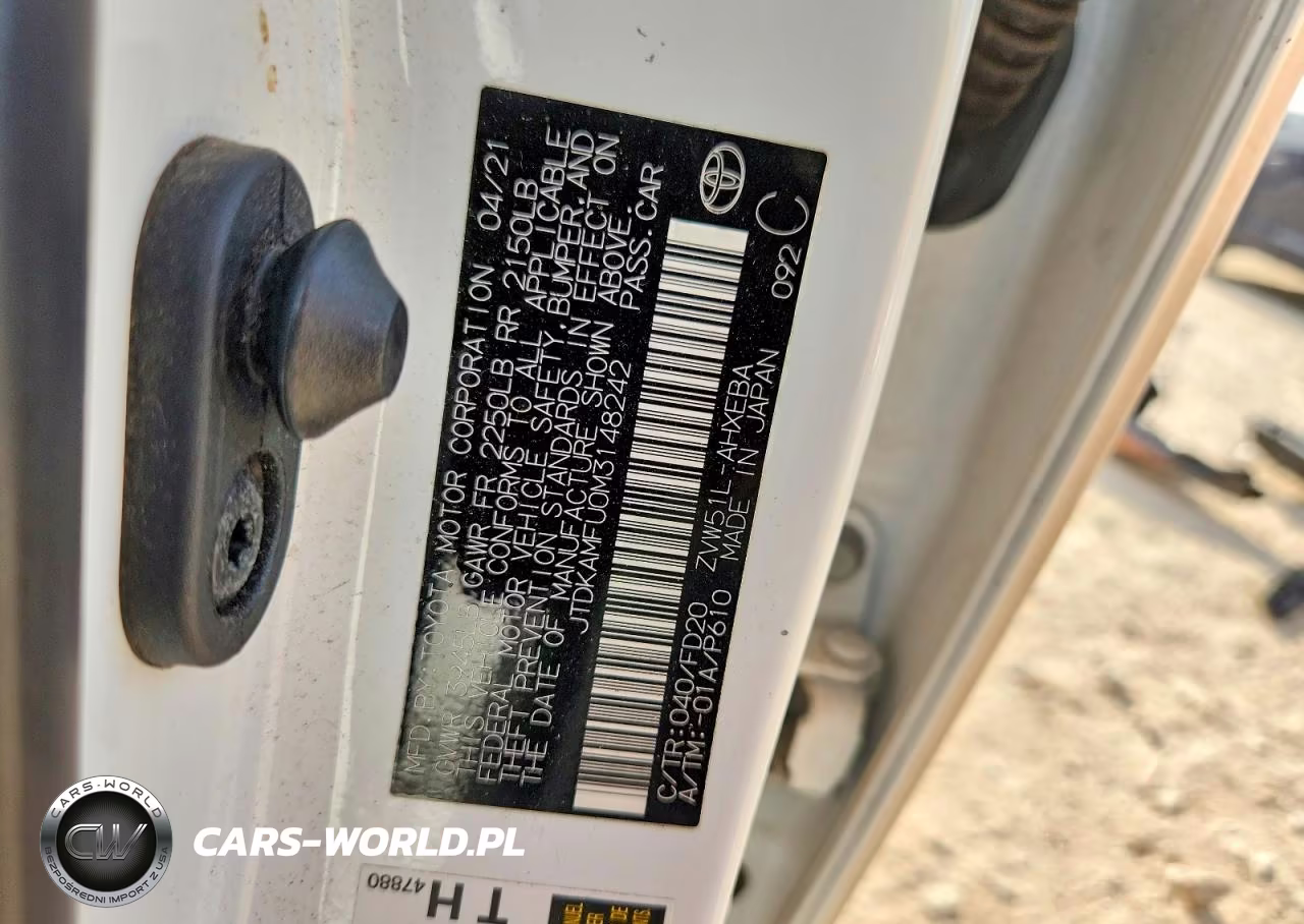 2021 Toyota Prius Le VIN:JTDKAMFU0M3148242 - 13