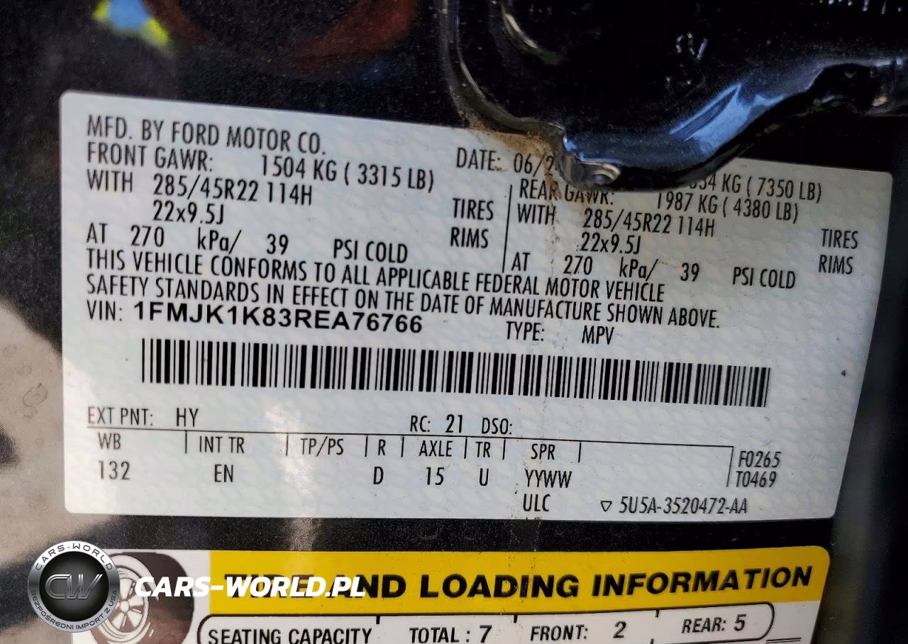 2024 Ford Expedition Max Limited VIN:1FMJK1K83REA76766 - 14